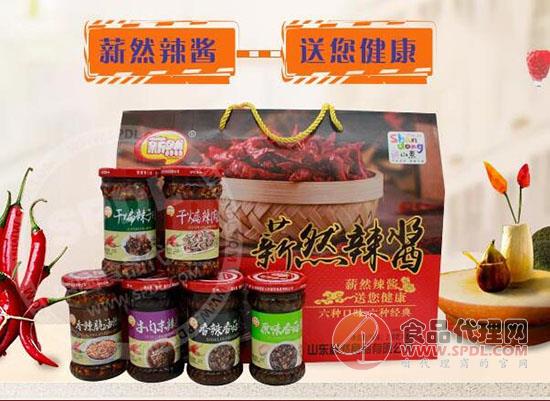 薪然食品秘制辣椒酱六种口味 薪然食品秘制辣椒酱六种口味