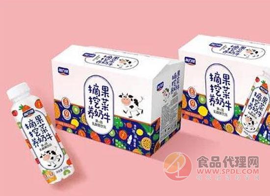 加力健摘果挖菜养奶牛果蔬乳酸菌饮品