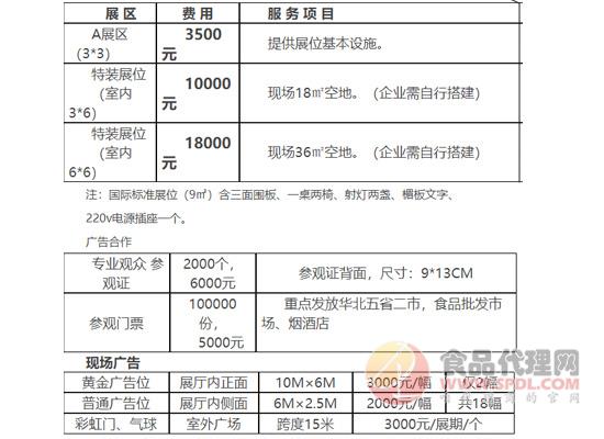 收费标准