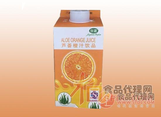 佳源芦荟橙汁富含维生素,唤醒你体内的休闲因子