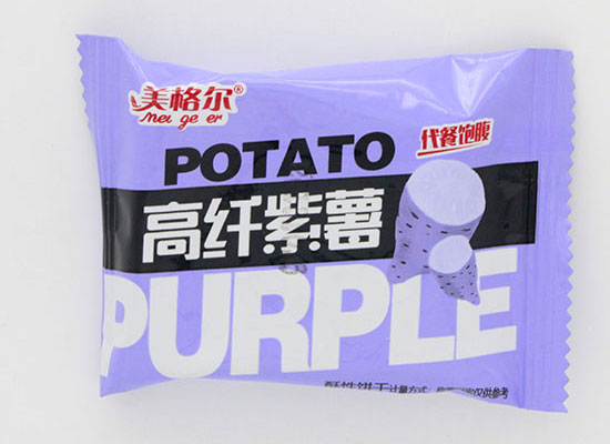 美格尔高纤紫薯饼干，美味与营养并行的好零食