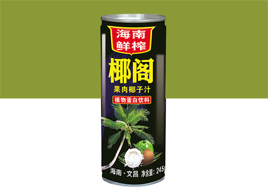 海南鲜榨椰子汁，营养健康的植物蛋白饮品