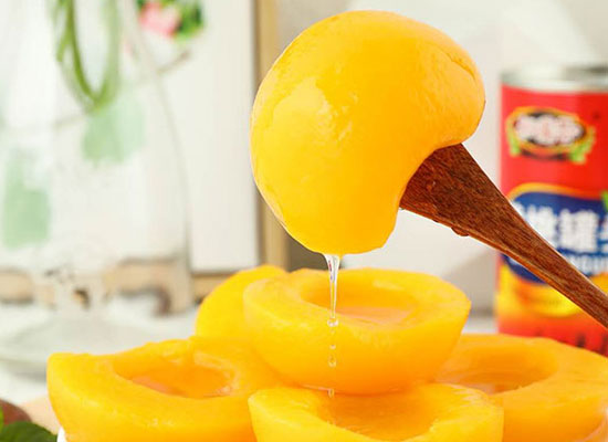 桃园春黄桃罐头，富含真实黄桃的健康水果罐头
