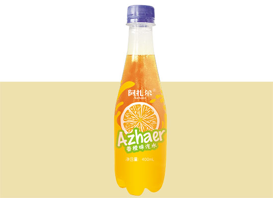 阿扎尔橙味汽水饮料，美味爽口夏天必备