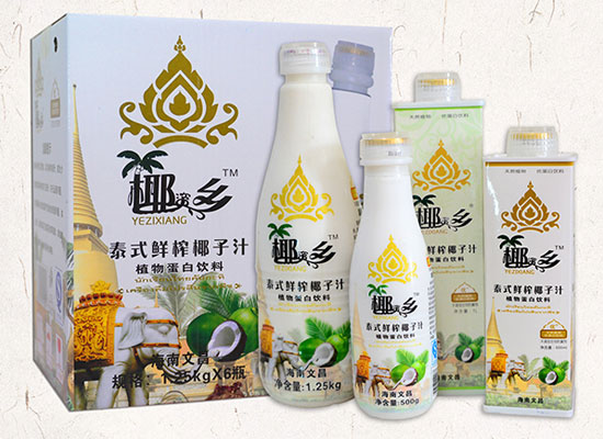 椰资乡椰子汁，打造健康椰汁饮品