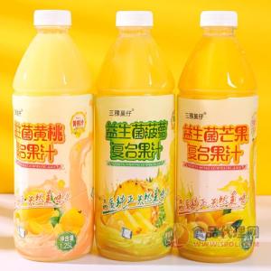 三稞菓仔益生菌复合果汁饮料1.25L