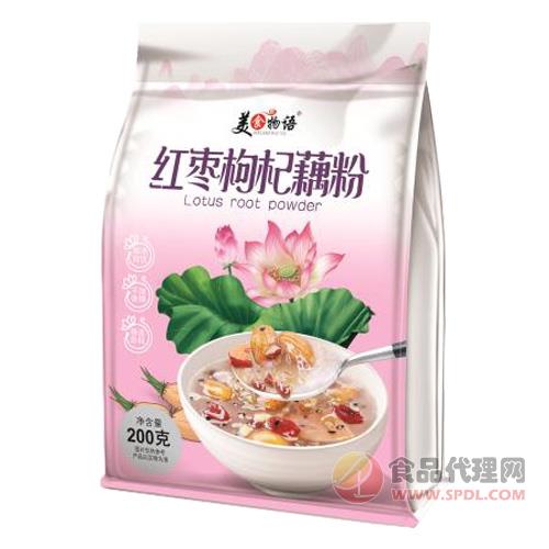 美食物语红枣枸杞藕粉袋装200g