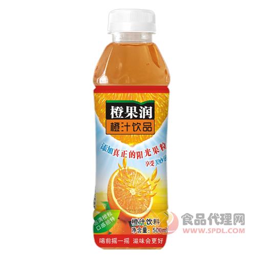 橙果润橙汁饮品500ml