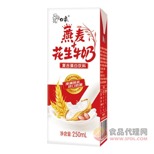 白象燕麥花生牛奶復(fù)合蛋白飲料250ml