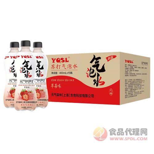 YQSL气泡水草莓味简箱