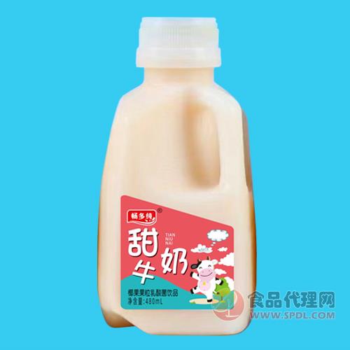 畅多纯甜牛奶椰果果粒乳酸菌饮品480ml