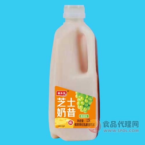 畅多纯芝士奶昔青提味乳酸菌饮品1.25L