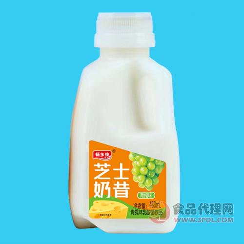 畅多纯芝士奶昔青提味乳酸菌饮品480ml