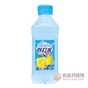 百仕露蘇打水檸檬味350ml