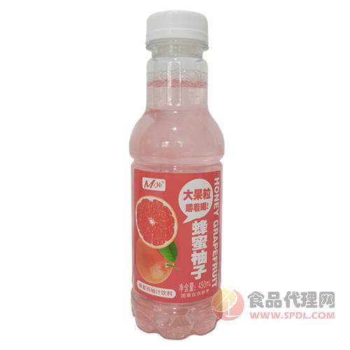 Miye蜂蜜柚子大果粒果汁饮料450ml