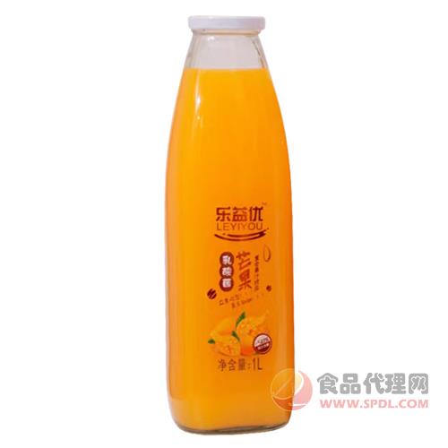 乐益优乳酸菌芒果汁饮品1L