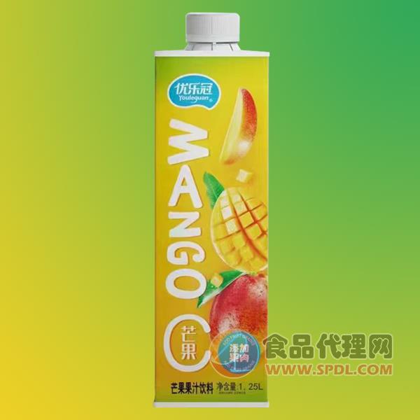 优乐冠芒果果汁饮料1.25L