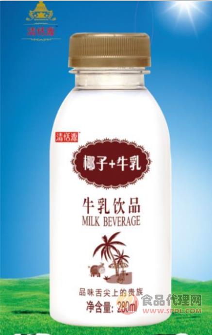 清恬园椰子牛乳牛乳饮品280ml