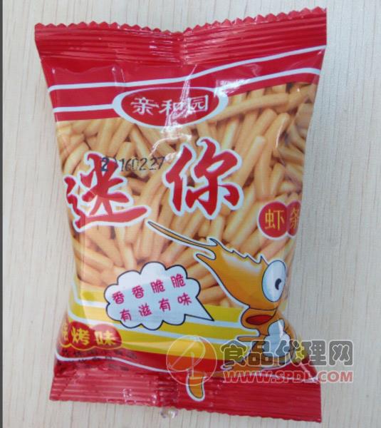 亲和园迷你虾条（烧烤味）称重