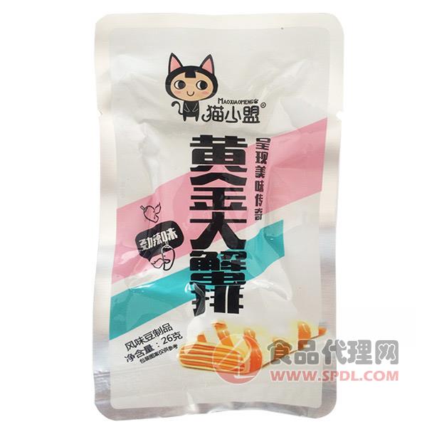 猫小盟黄金大蟹排-劲辣味风味豆制品26g