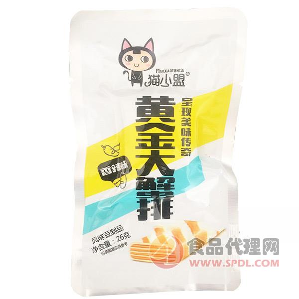 猫小盟黄金大蟹排-香辣味风味豆制品26g