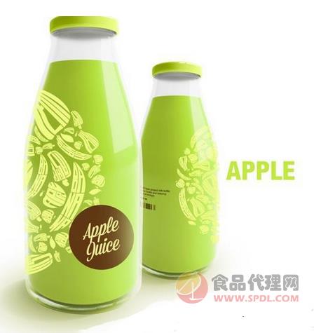 神龙山泉苹果汁瓶装