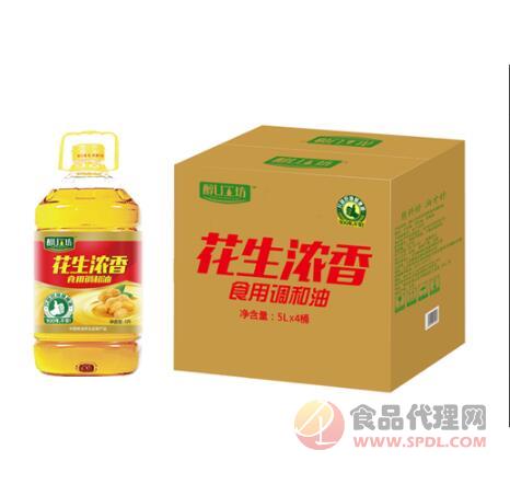 醇U工坊花生浓香食用调和油5L