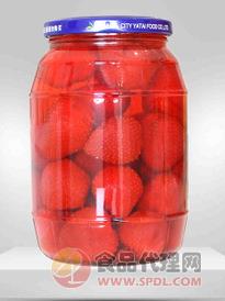 西泉草莓罐头罐装