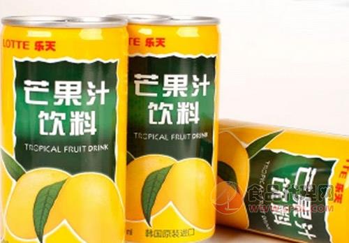 韩国进口-乐天芒果汁罐装