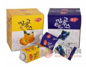 盒装1kg韩喆蓝莓汁 韩喆芒果汁箱装