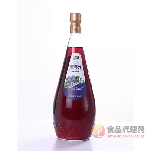 众想蓝莓汁1.5L