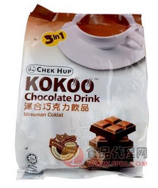 三合一原味巧克力饮品 速溶可可粉600g