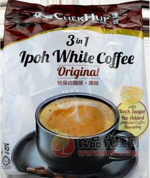 泽合 怡保CHEKHUP超滑原味3合1白咖啡袋装