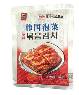 紫菜包饭材料 韩国泡菜炒泡菜150g