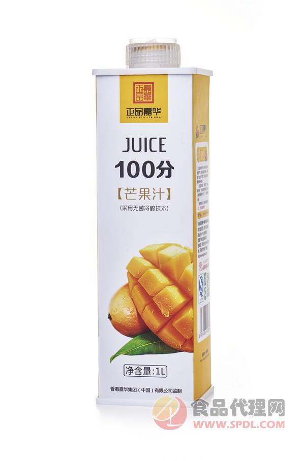 嘉华100分芒果汁1L
