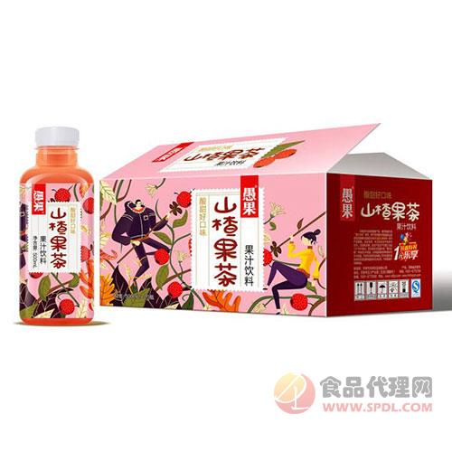 愚果山楂果茶果汁饮料500mlx15瓶