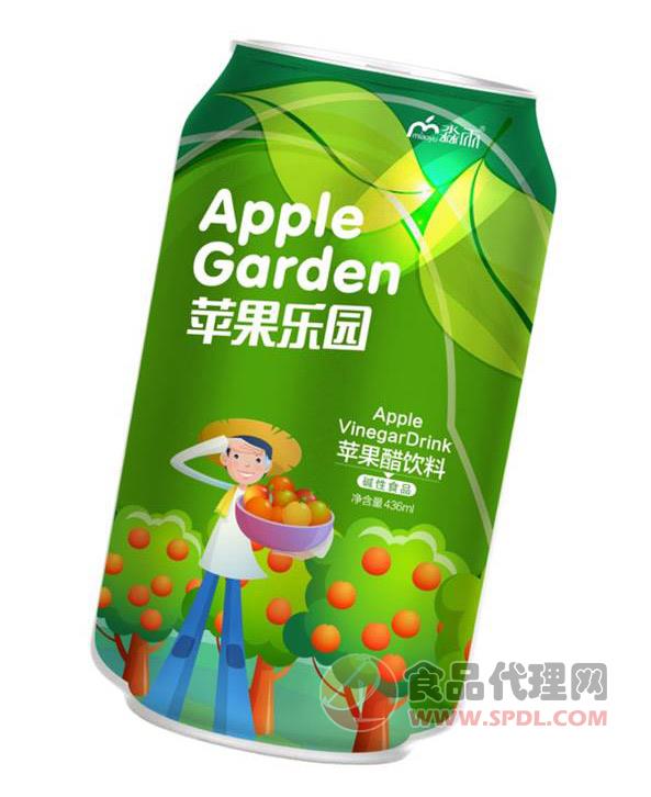 淼雨苹果乐园苹果醋饮料436ml
