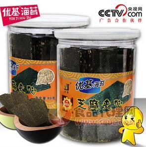 优基 芝麻夹心海苔80g