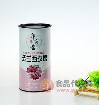 華貢堂進(jìn)口罐裝法蘭西粉玫瑰茶