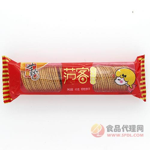 世龙博客红枣味饼干65克