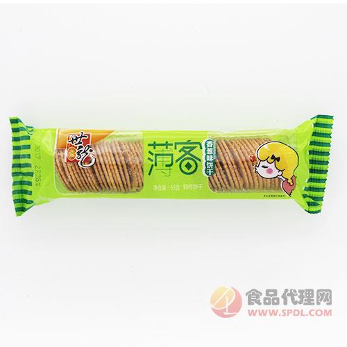 世龙博客香葱味饼干65克