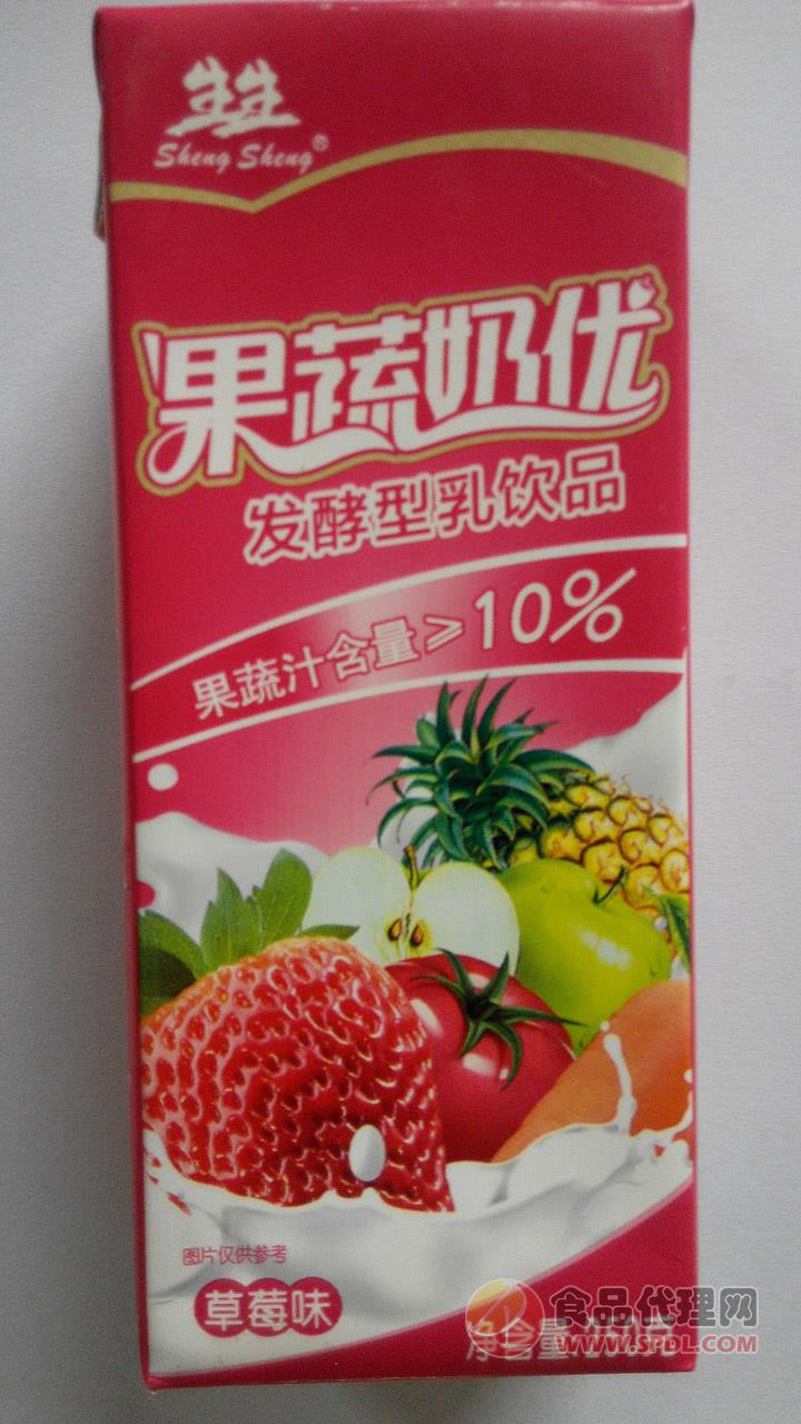 果蔬奶优发酵型乳饮品250ml