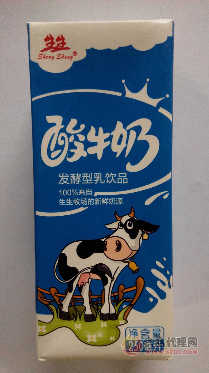 酸牛奶发酵型乳饮品250ml