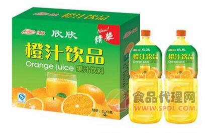 欣欣橙汁饮品箱装