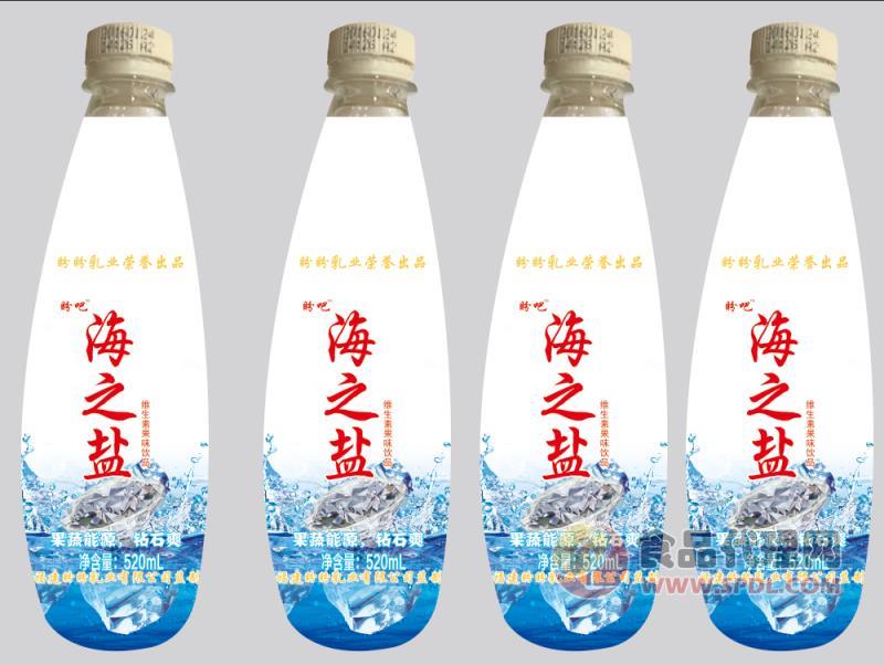盼吧海之盐维生素果味饮料520ml（蓝）