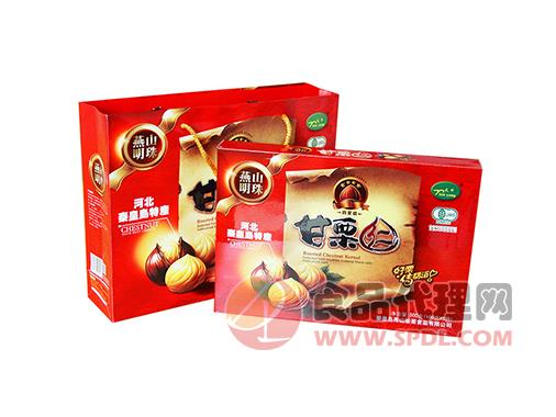 燕山明珠甘栗仁礼盒装500g