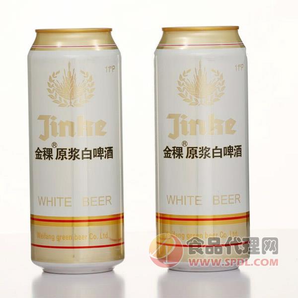 金稞原浆白啤酒500ml