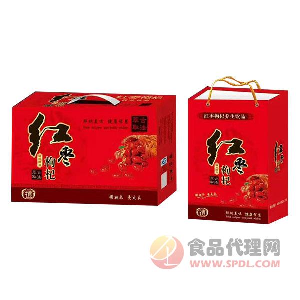 福莱仕红枣枸杞汁礼盒装