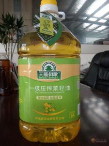 天籁侗歌一级压榨菜籽油非转基因5L（绿桶）