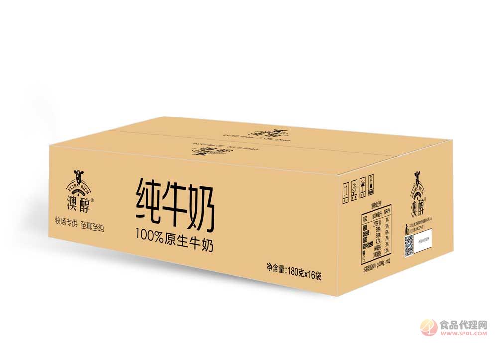 澳醇纯牛奶180gx16